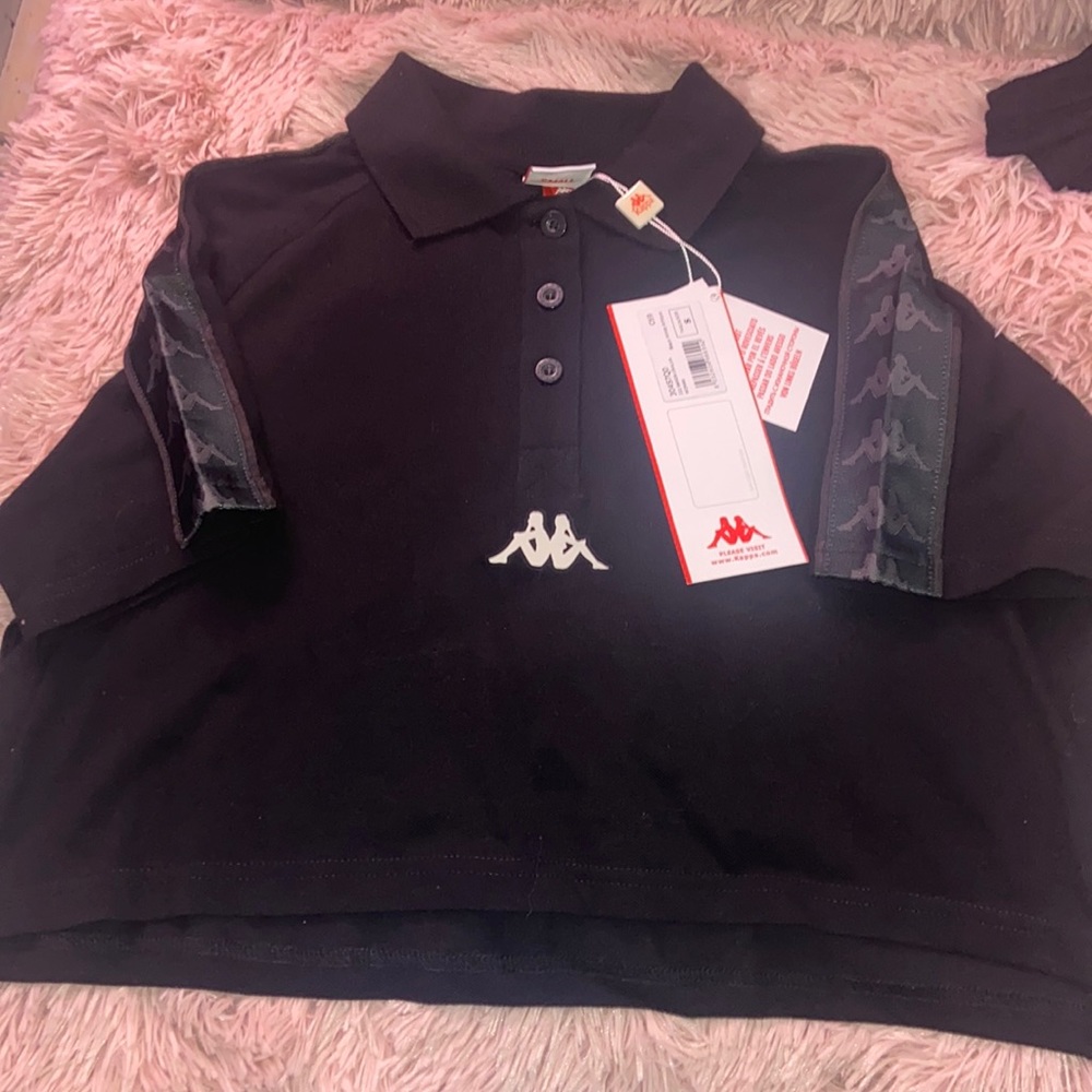 Kappa polo crop top